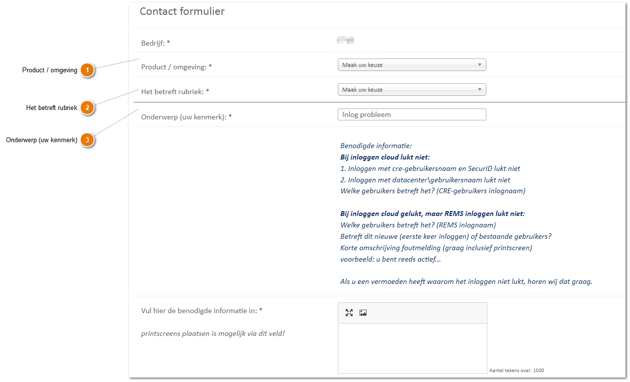 Inlog probleem (cloud)